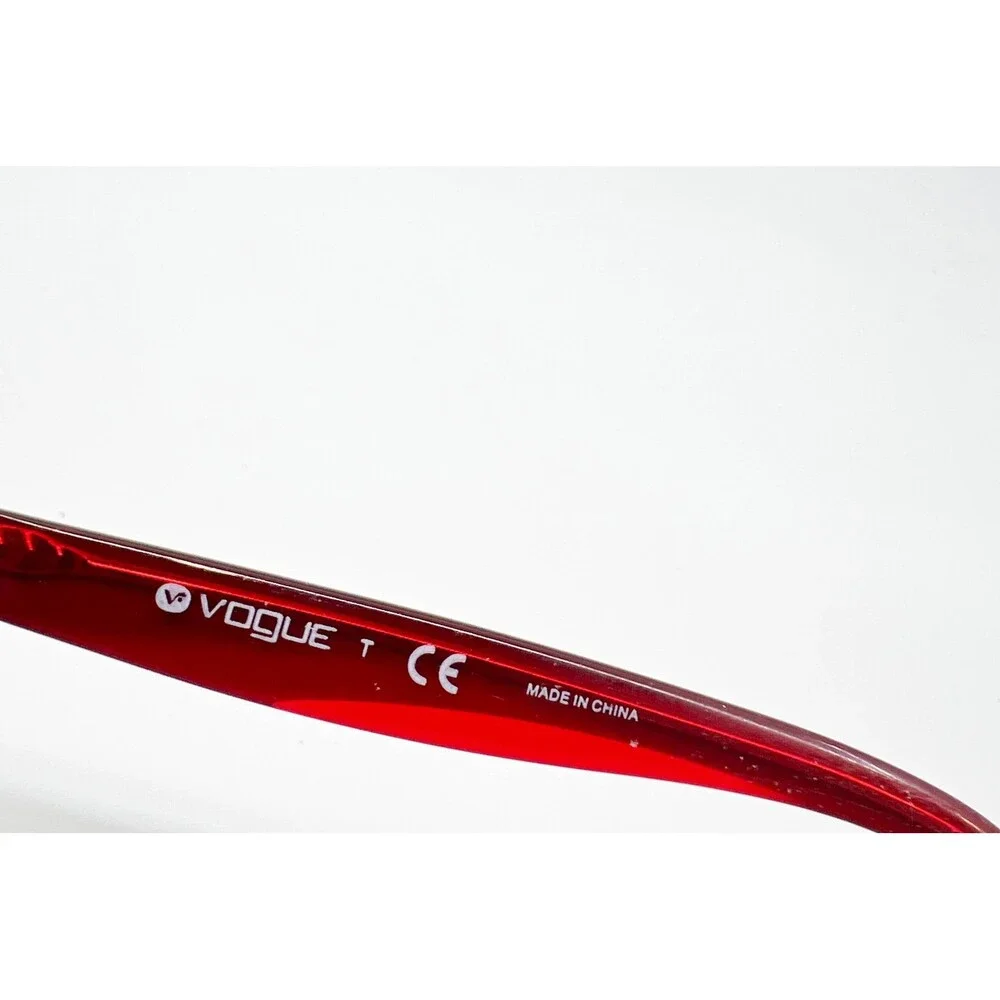 Vogue Eyeglasses Womens Black Red VO 2961 2312 Cat Eye 53-17-135